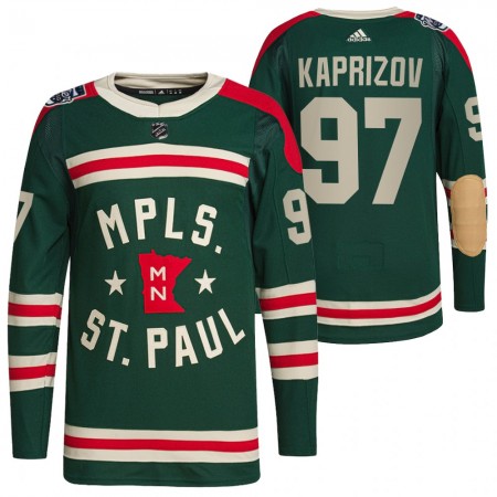 Herren Eishockey Minnesota Wild Trikot Kirill Kaprizov 97 2022 Winter Classic Authentic